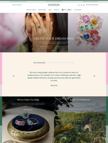 eCommerce website: Fenton