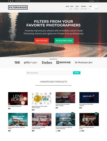 eCommerce website: FilterGrade