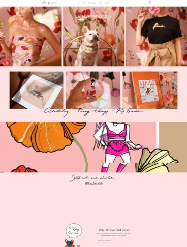 eCommerce website: Fine Frenchie