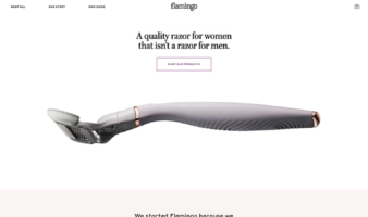eCommerce website: Flamingo