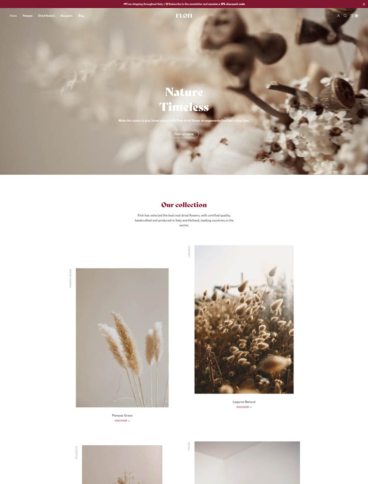 eCommerce website: Floh