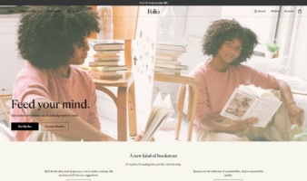 eCommerce website: Folio Books