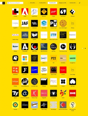 eCommerce website: FontShop