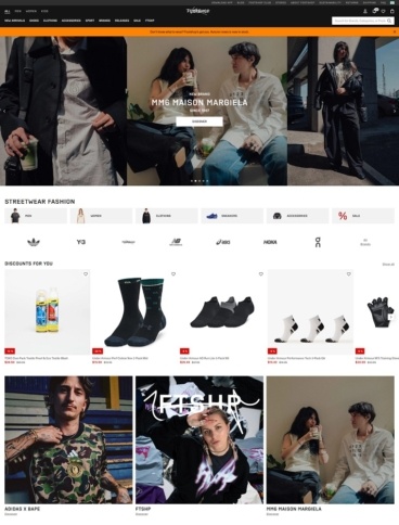 eCommerce website: Footshop