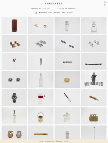 eCommerce website: Foundwell