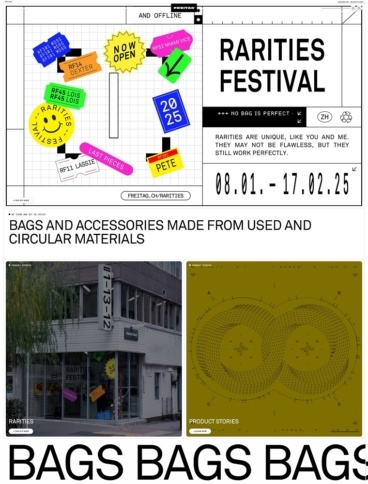 eCommerce website: Freitag