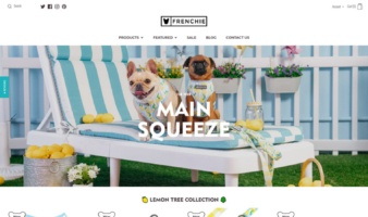 eCommerce website: Frenchie Bulldog