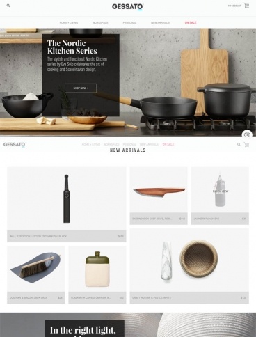 eCommerce website: Gessato