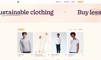 eCommerce website: Good Garms
