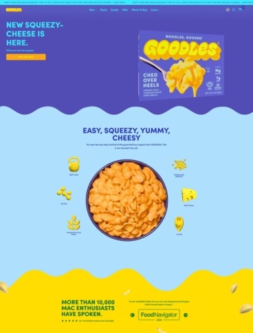 eCommerce website: Goodles