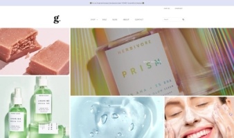 eCommerce website template: Grid