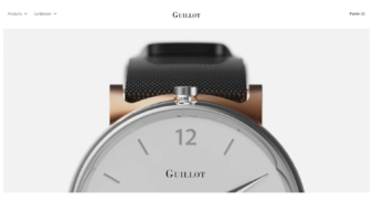 eCommerce website: Guillot Watches