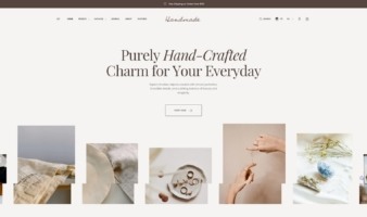 eCommerce website template: Handmade
