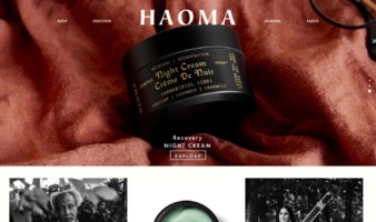 eCommerce website: Haoma