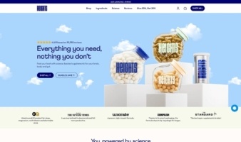 eCommerce website: Heights