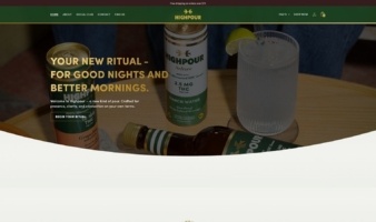 eCommerce website: Highpour