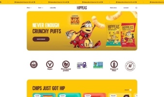 eCommerce website: Hippeas