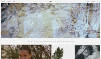 eCommerce website: HIRAETH