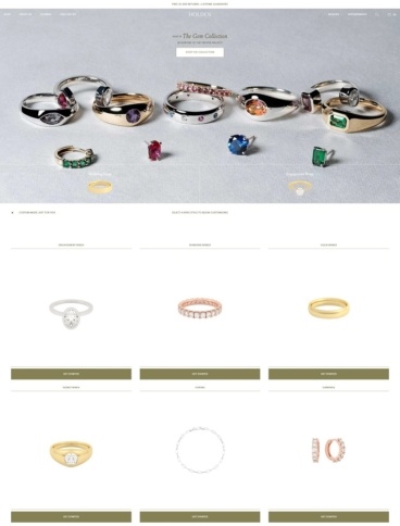 eCommerce website: Holden