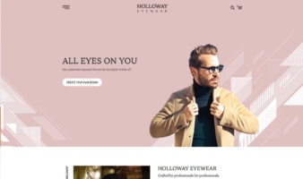 eCommerce website: Holloway Eyewear