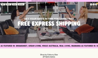 eCommerce website: Hommey