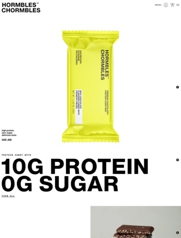 eCommerce website: Hormbles Chrombles