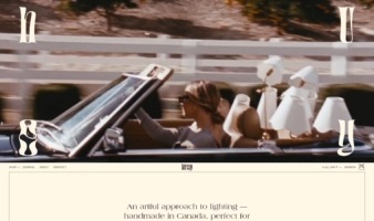 eCommerce website: Huey Lightshop