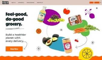 eCommerce website: Hungry Harvest