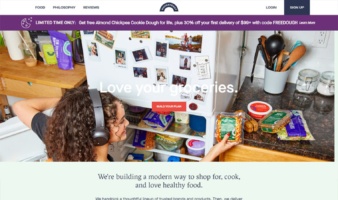 eCommerce website: Hungryroot