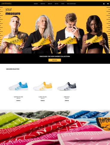 eCommerce website: Il Centimetro