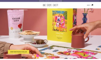 eCommerce website: One Stripe Chai