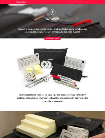 eCommerce website: Inkwell