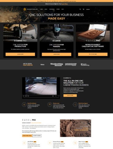 eCommerce website: Inventables