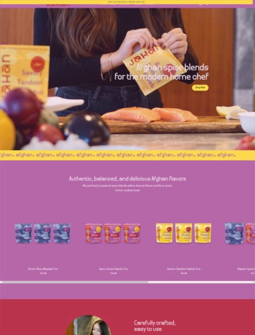 eCommerce website: Jahan