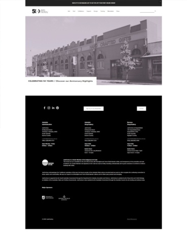 eCommerce website: Jam Factory