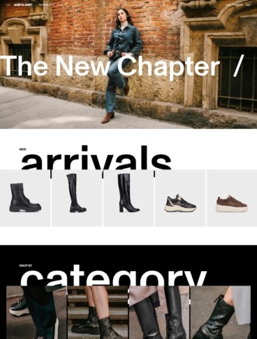 eCommerce website: Janet & Janet