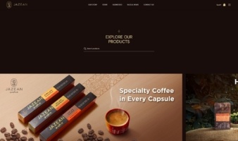 eCommerce website: ​Jazean Coffee