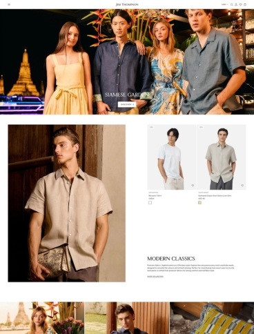 eCommerce website: Jim Thompson