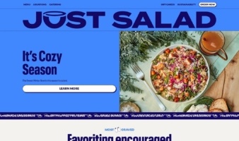 eCommerce website: Just Salad