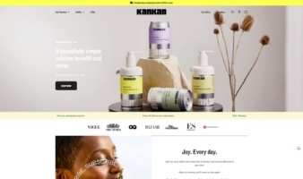 eCommerce website: Kankan