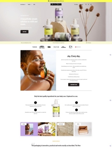 eCommerce website: Kankan