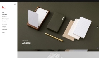 eCommerce website template: Kingdom