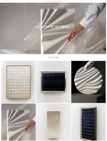 eCommerce website: Kristina Krogh Studio