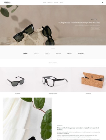 eCommerce website: Kleiderly