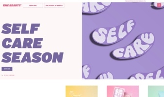 eCommerce website: KNC Beauty