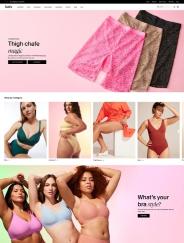 eCommerce website: Knix