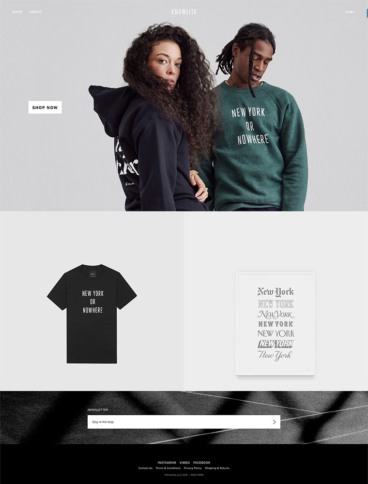 eCommerce website: Knowlita