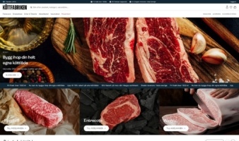 eCommerce website: Köttfabriken