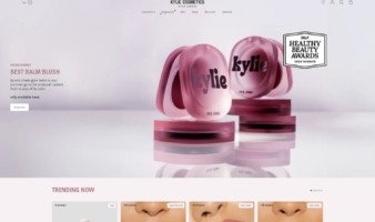 eCommerce website: Kylie Cosmetics