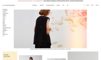 eCommerce website: La Garçonne